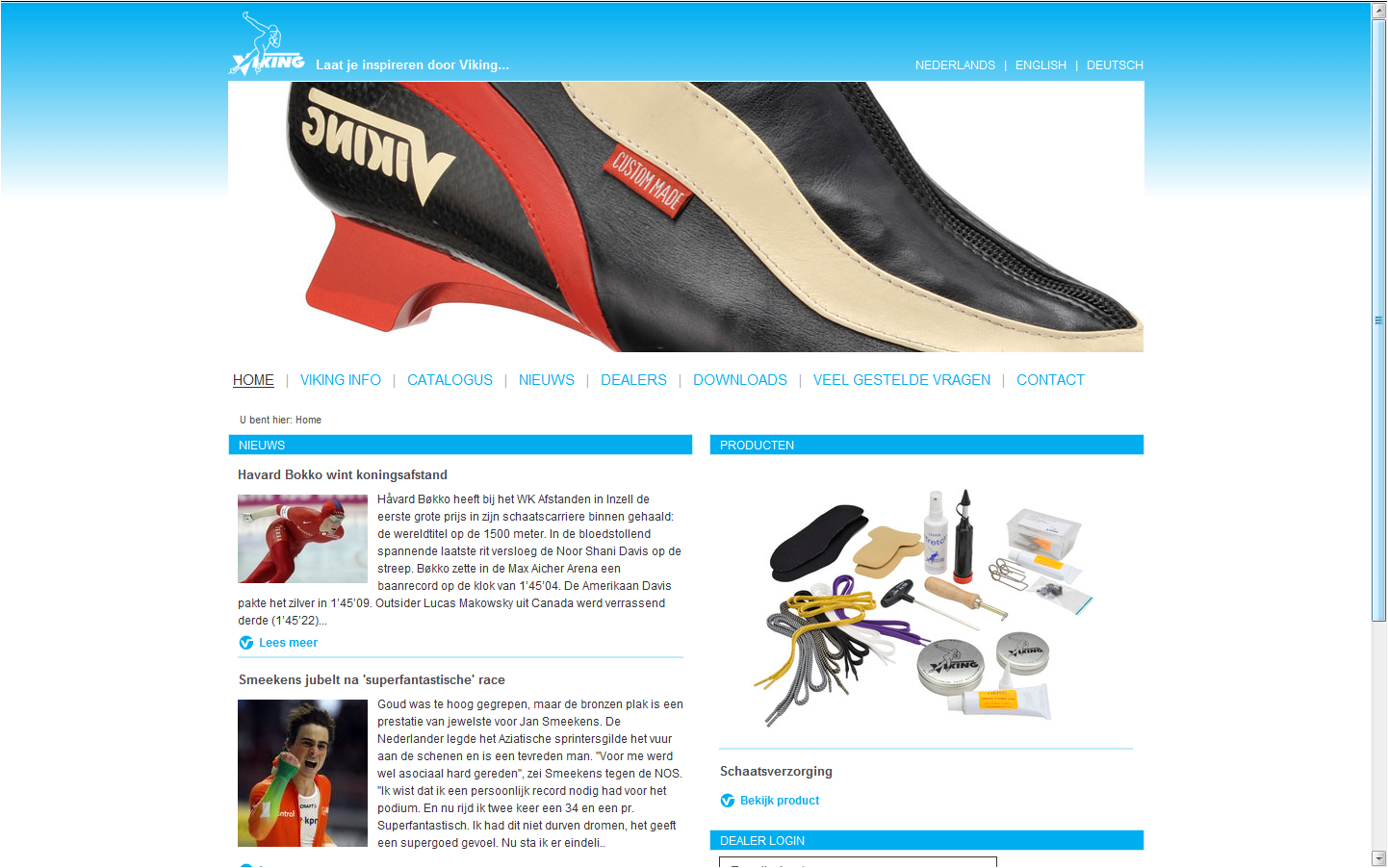 Website Viking Skates