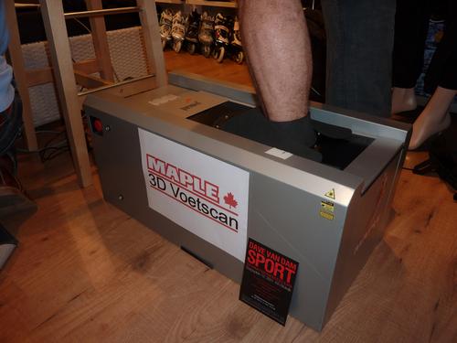 De 3D voetscan van Maple