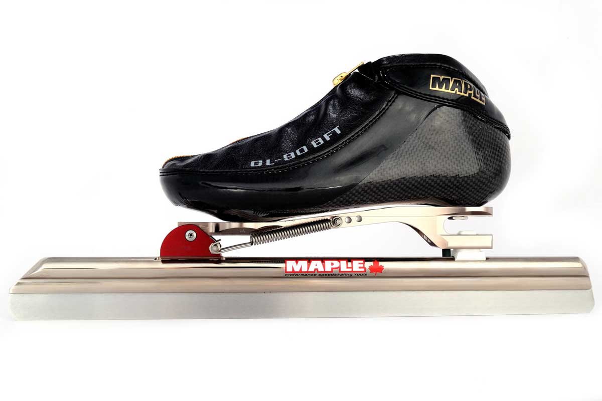 GL-90 – Comet Aluminum – Maple – Long Track – Speedskating – Cascade Speedskates – Photo